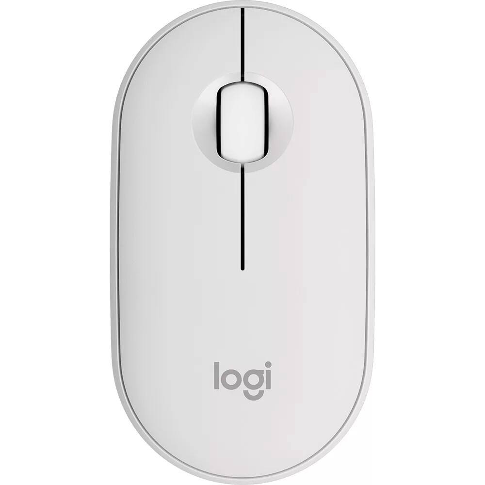 MOUSE BLUETOOTH LOGITECH PEBBLE MOUSE 2 M350S BRANCO 910-007047