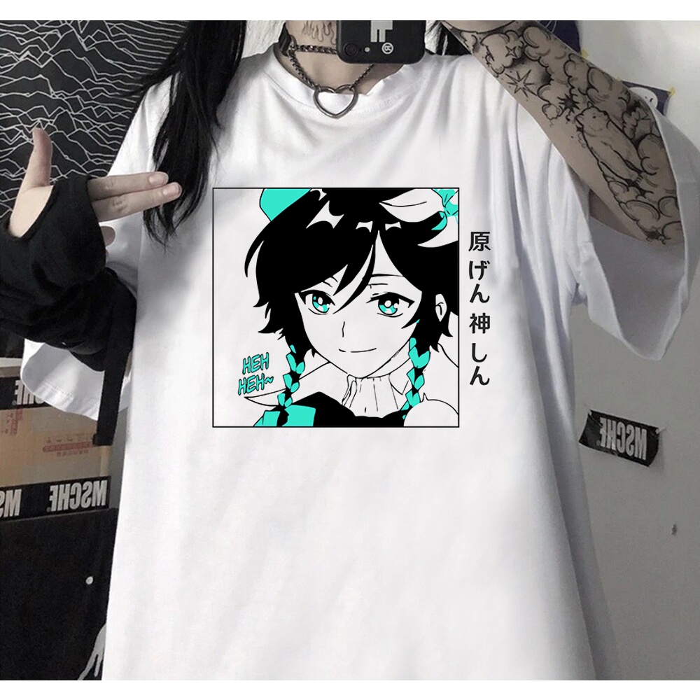 Camiseta Genshin Impact Unissex - Venti