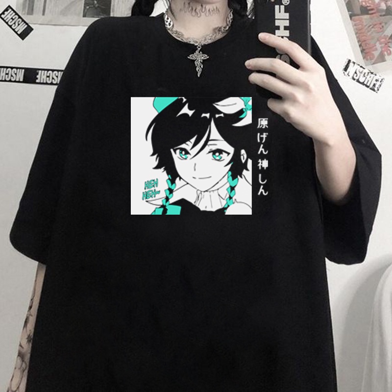 Camiseta Venti Genshin Impact Arconte  Anime game