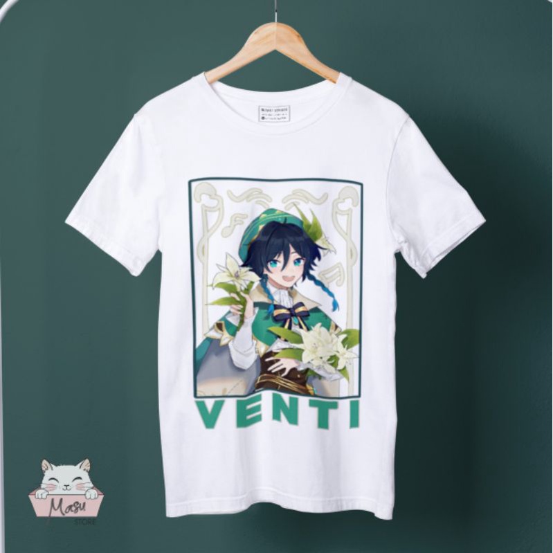 Camiseta T-Shirt Venti Genshin Impact - UNISSEX
