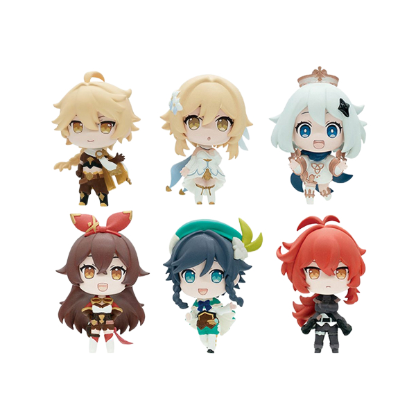 Action Figure - Genshin Impact (Klee Amber Aether Lumine Paimon Venti Diluc)
