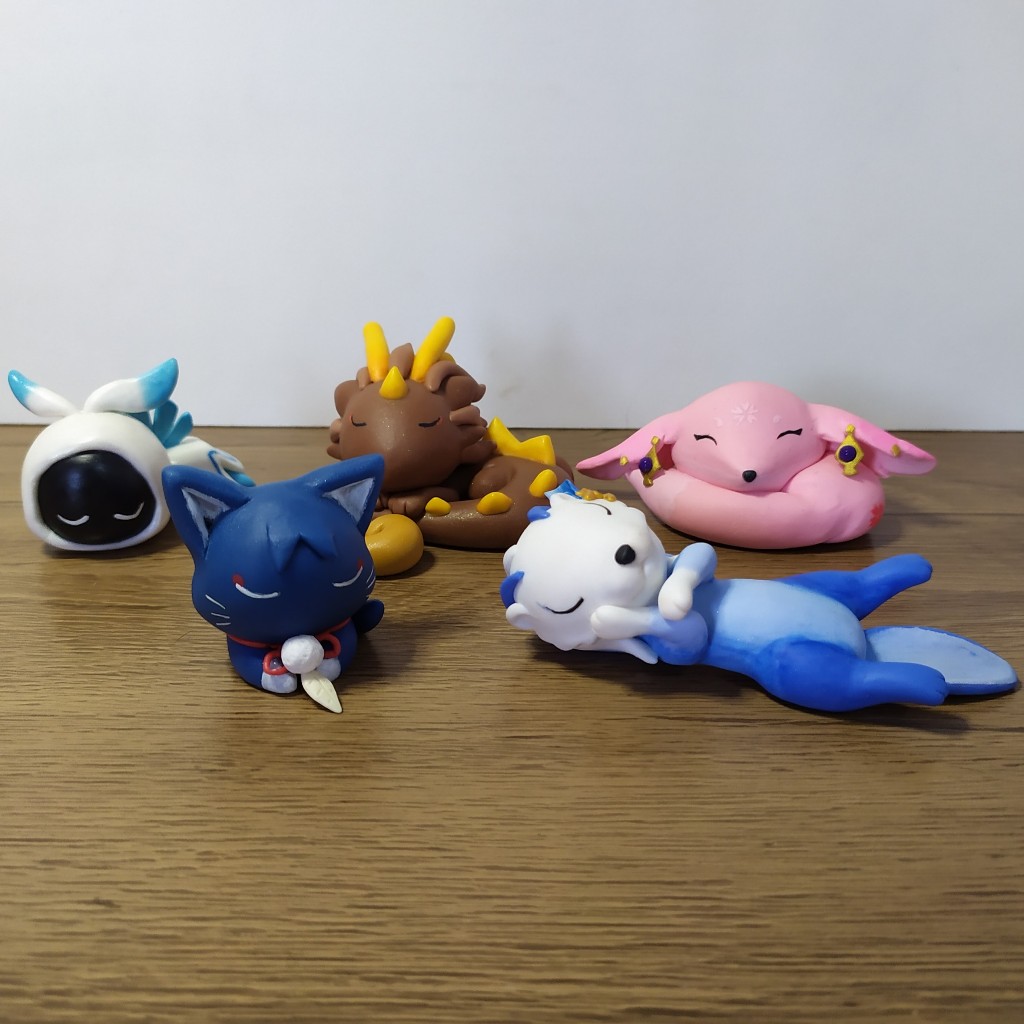 Sonequinha Genshin Impact (colecionáveis, Venti, Morax, Yae Miko, Scaramouche,Neuvillete)