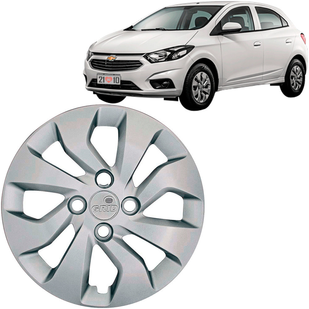 Calota Onix Prisma 2017 2018 2019 Aro 14 Cubo Baixo