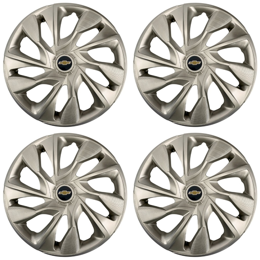 Jogo Calota Esportiva Ds4 14 Prata Onix 2014 2015 2019