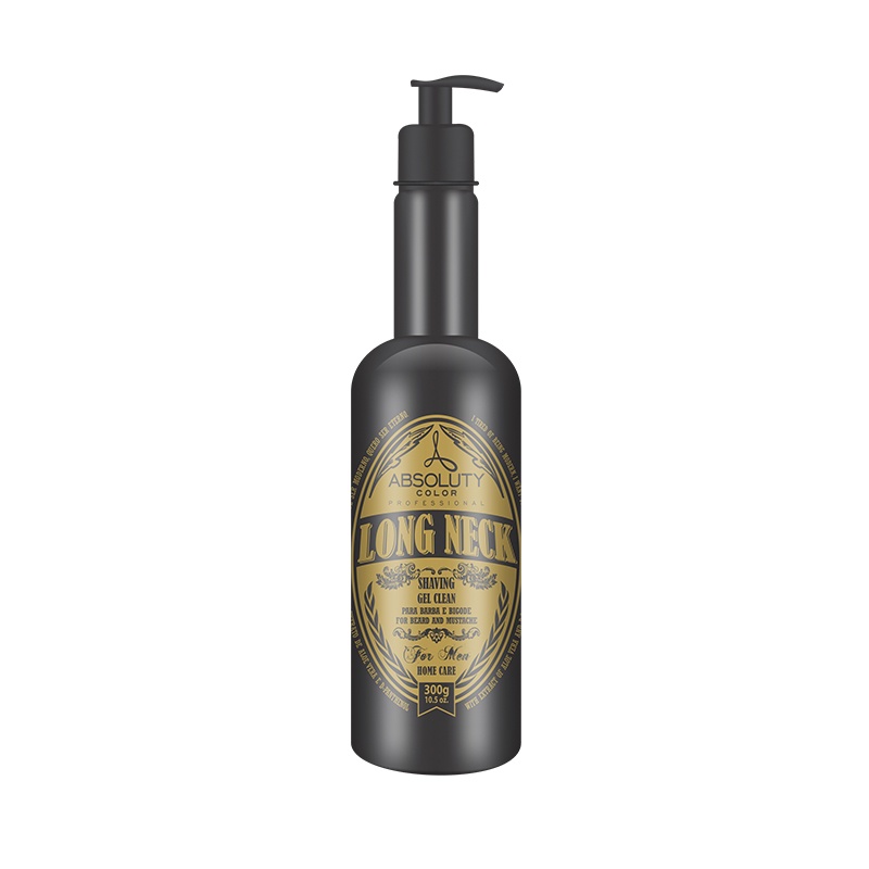 Shaving Gel Clean 300ml Long Neck  Absoluty Color