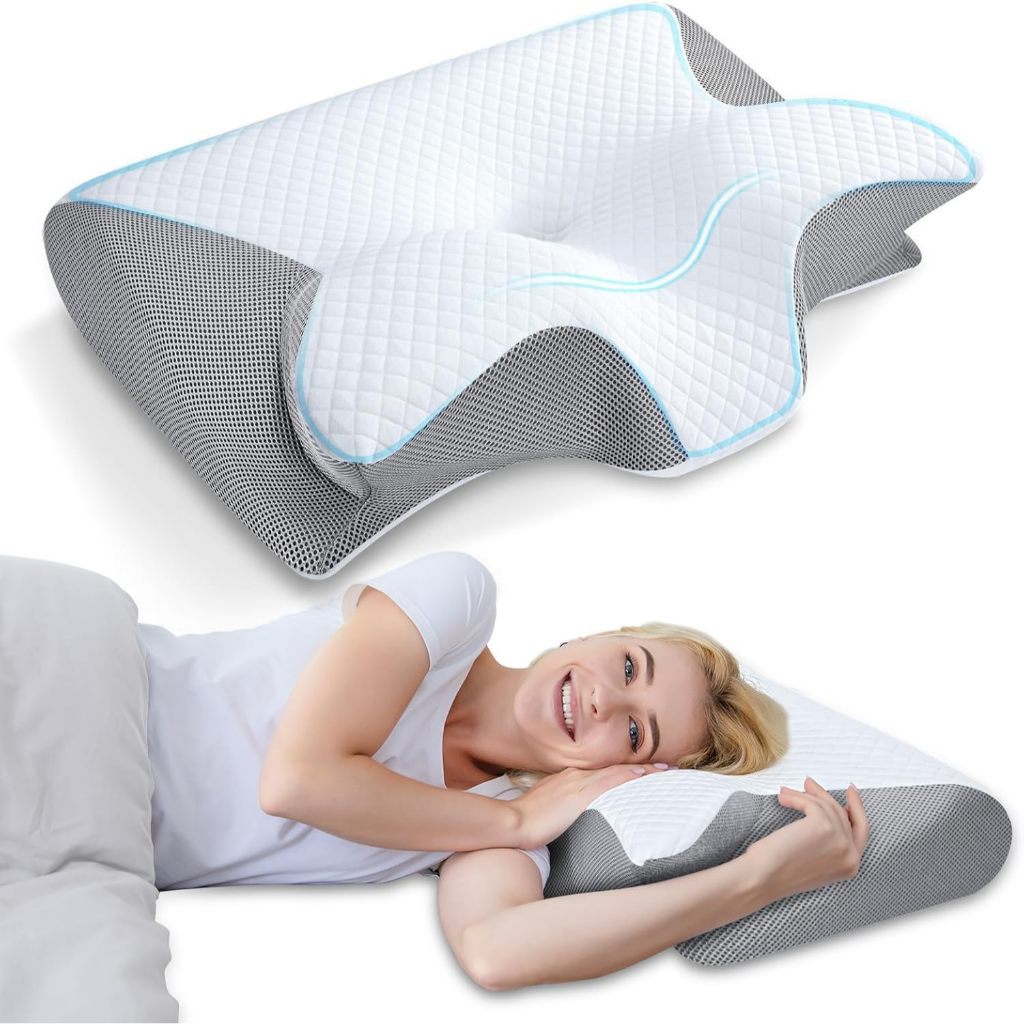 Magnetic Memory Foam Orthopedic Pillow for Neck, Cervical Support, Comfort and Daily Use