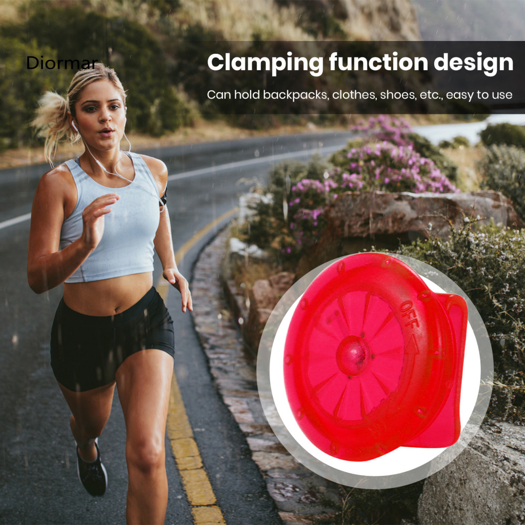 Weatherproof Hat Light Running Led Backpack Clip-on Lamp Super Bright High Lumen Battery-powered Outdoor Sports Flashing