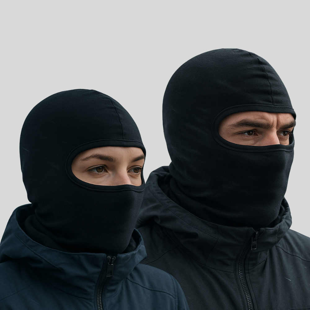 KIT 02 Touca Balaclava Ninja Respiravel com Proteção uv Ciclismo Motoboy Motoqueiro ideal para Inverno Frio