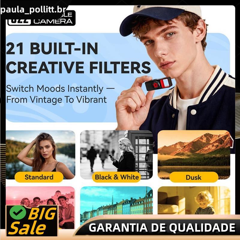 Polegar Chaveiro Câmera 0.9 Polegada Tela Retro 1080P Muito Pequena Filmadora Vídeo DV A