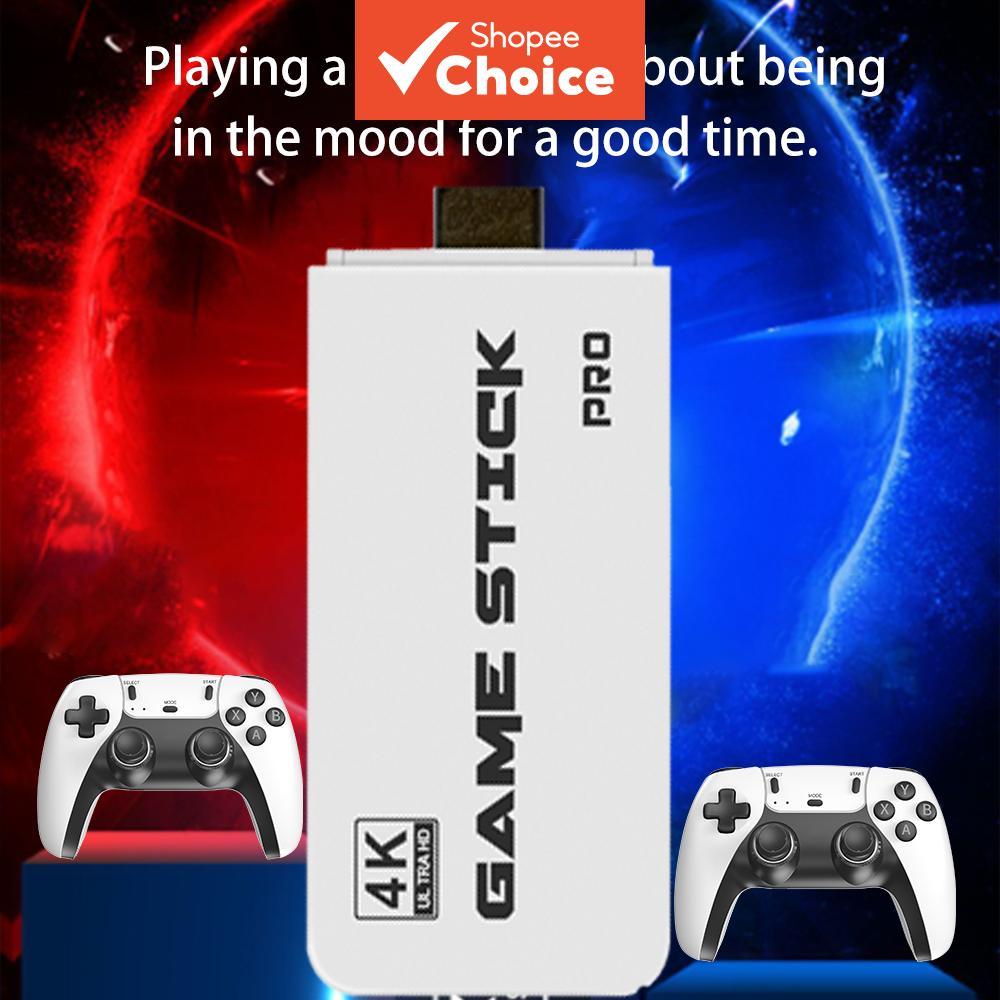 M15 Stick de TV e Console de Jogo All-in-One, mais de 40.000 Jogos Retro, Saída HD 1080p, Receptor DVB-T2/C Integrado,