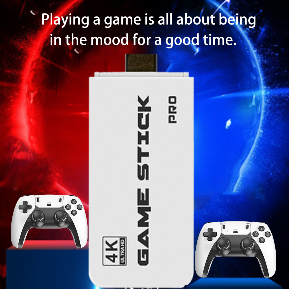 M15 Stick de TV para jogos All-in-One com mais de 40.000 Jogos Retro, Saída HD 1080P, Receptor DVB-T2/C Integrado,