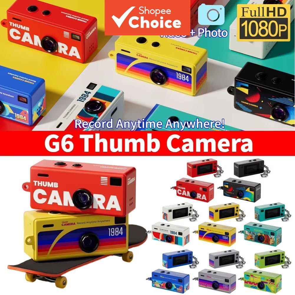 2026 G6 Magecam Câmera Digital 0.96 Polegada Chaveiro Retro Suporte Cartão De Memória 1080P Muito Filmadora Gravador De