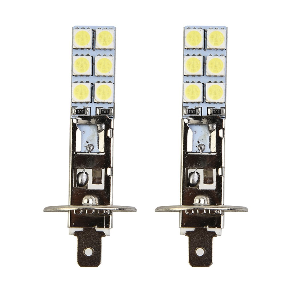 [HOT] 2PC Novo H1 6000K Super Branco 55W LED Kit De Lâmpadas Para Farol De Neblina