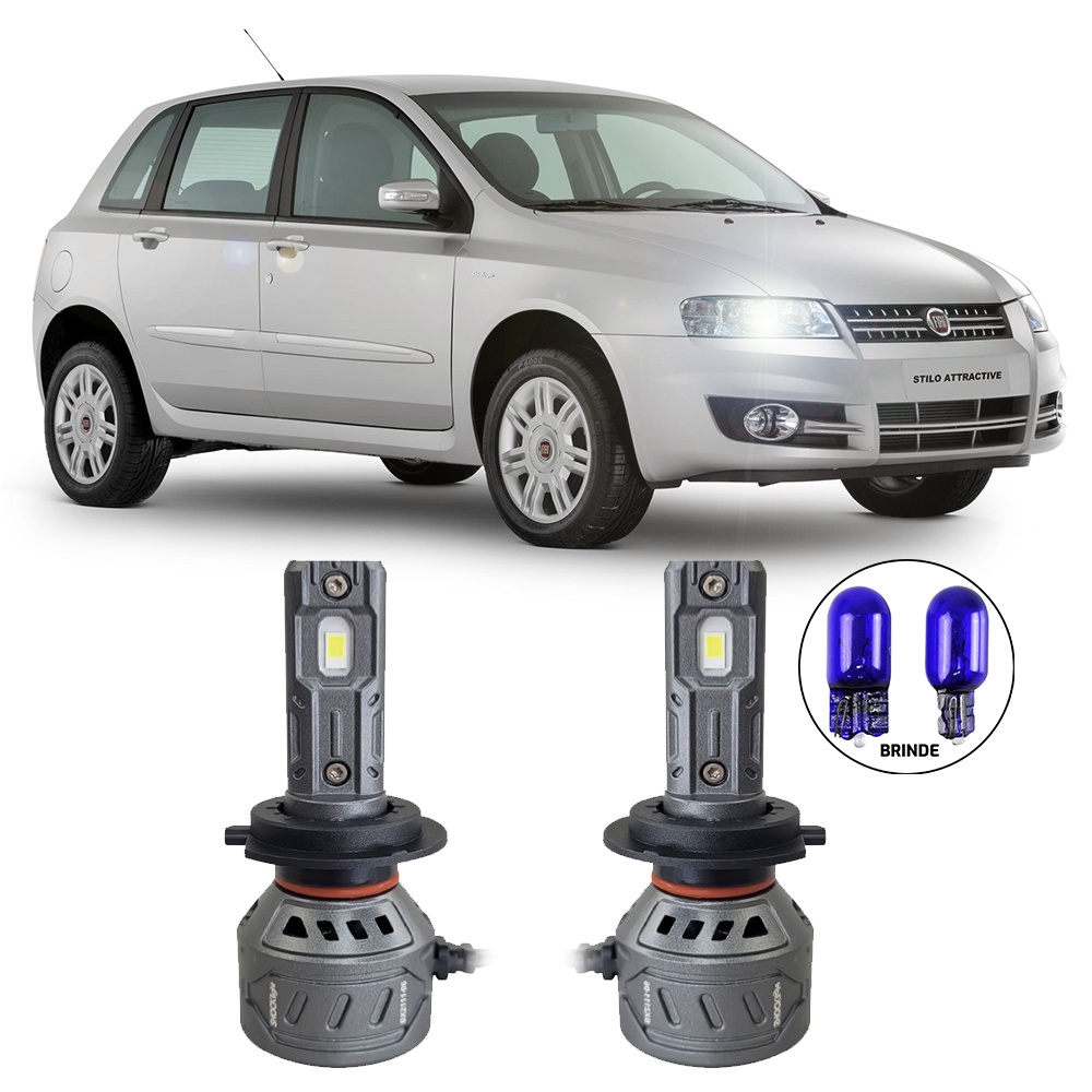 Ultraled Farol Baixo 6000k 55w 10.000lm FIAT Stilo
