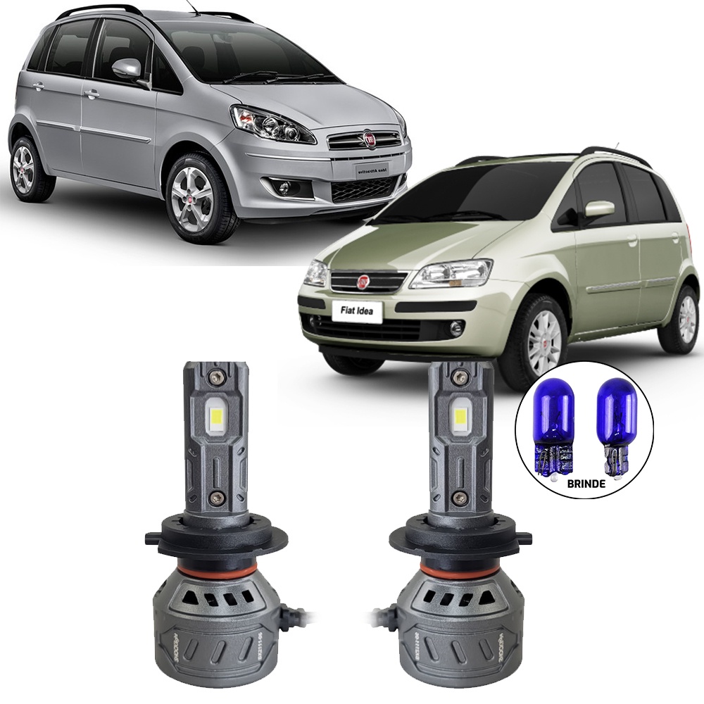 Ultraled Farol Baixo 6000k 55w 10.000lm FIAT Ideia