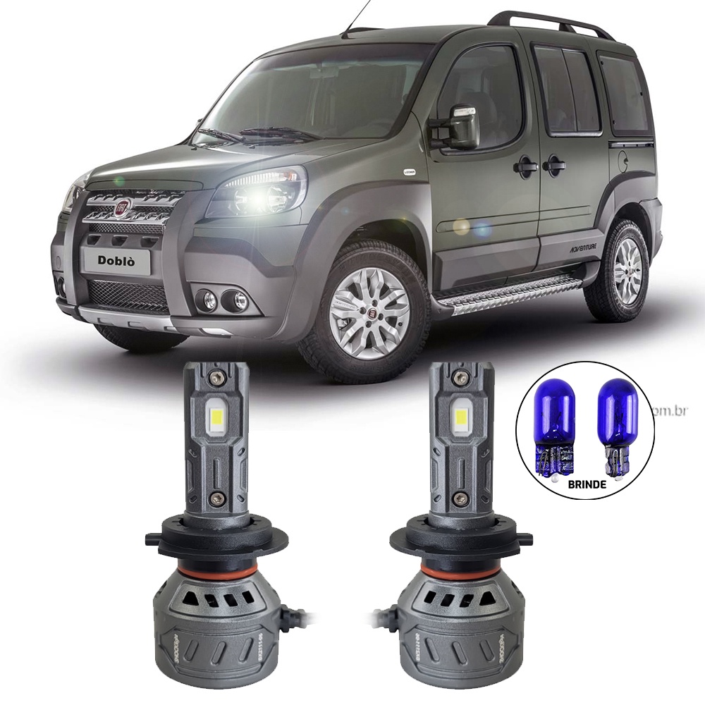 Ultraled Farol Baixo 6000k 55w 10.000lm FIAT Doblo