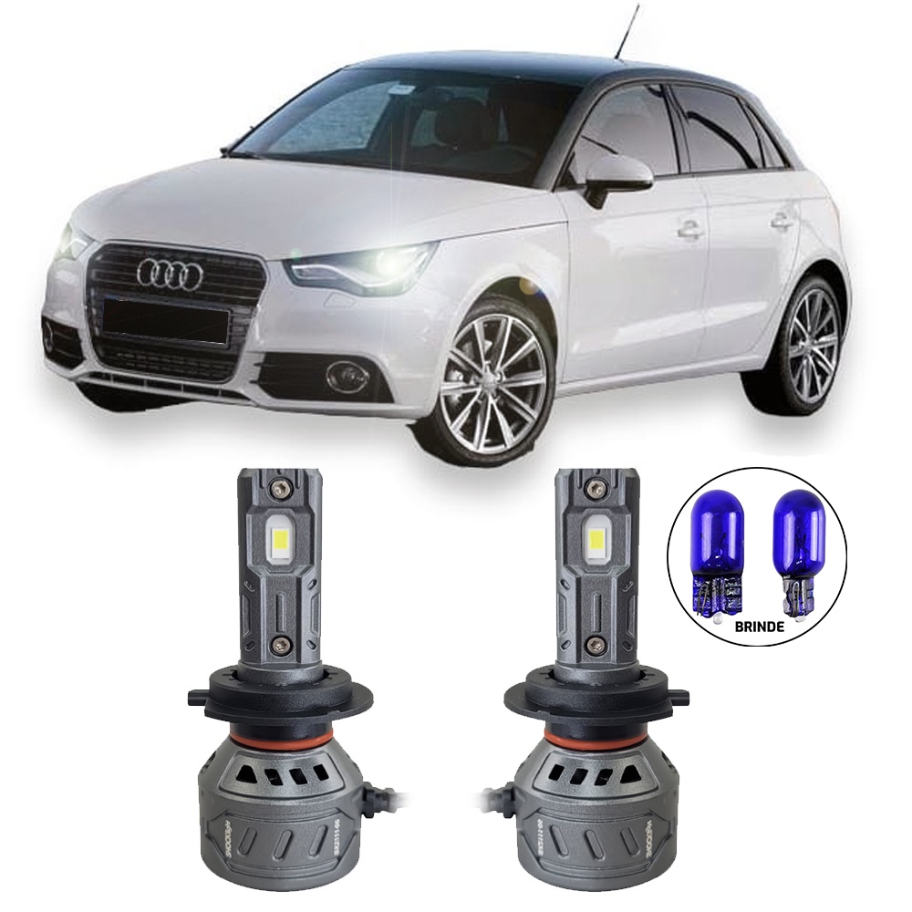 Ultraled Farol Baixo S17 6000k 55w 10.000LM Audi A1 2010 a 2013