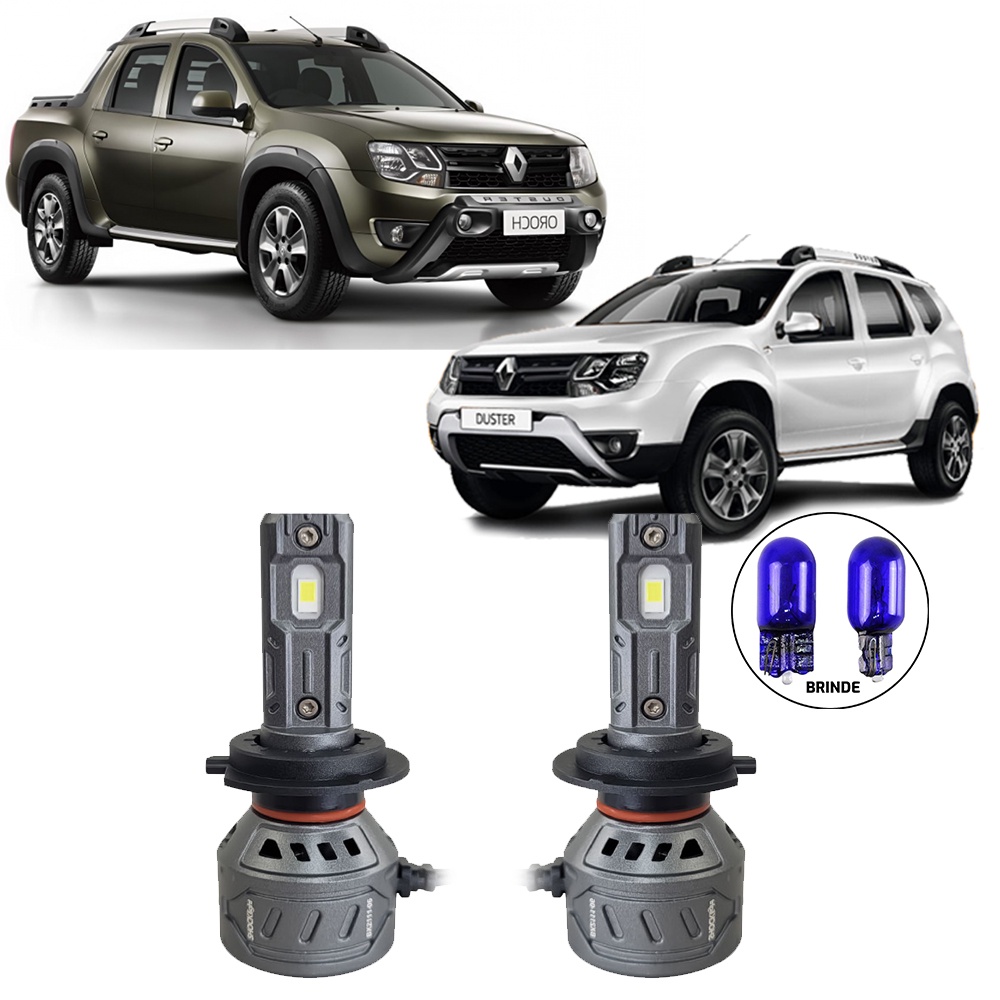 Ultraled Farol Baixo 6000k 55w 10.000lm Renault Duster Orosh