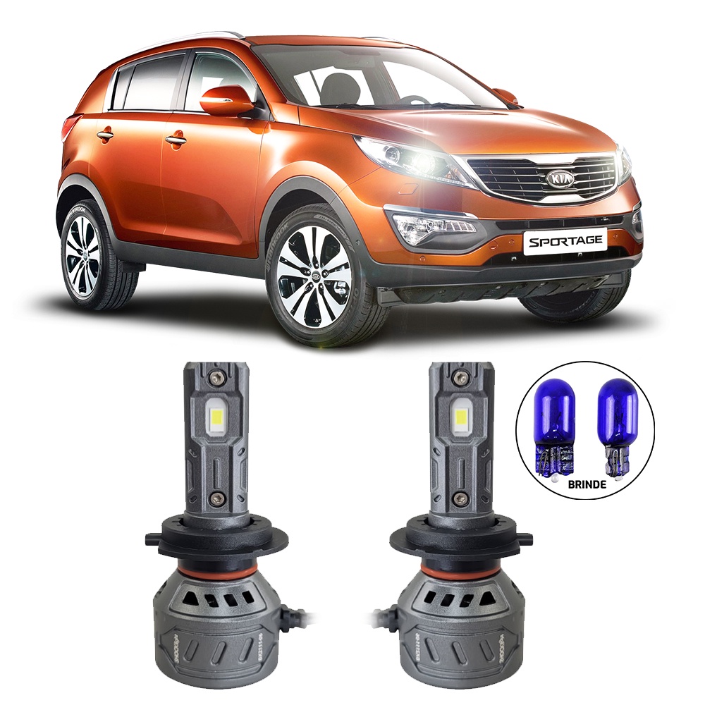 Ultraled Farol Baixo 6000k 55w 10.000lm KIA Cerato 2009 a 2019