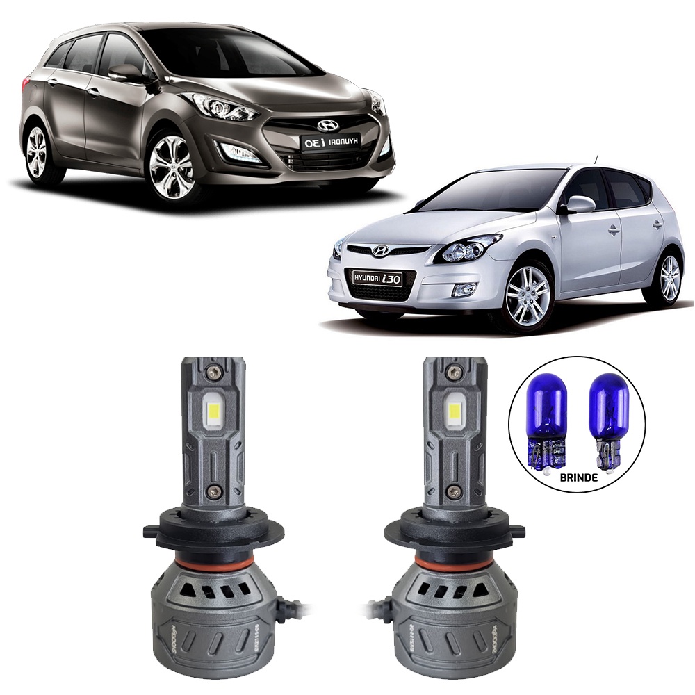 Ultraled Farol Baixo 6000k 55w 10.000lm Hyundai I30