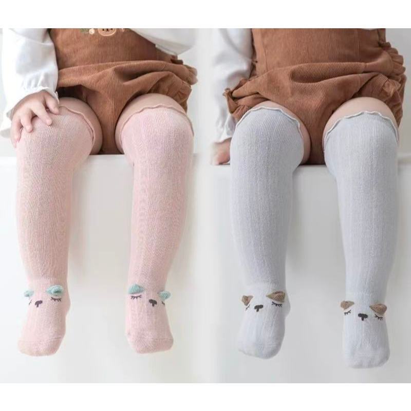 Meias para Bebês, Meias Infantis de Primavera e Outono, Meias Acima do Joelho para Meninos e Meninas, Recém-Nascidos, Me
