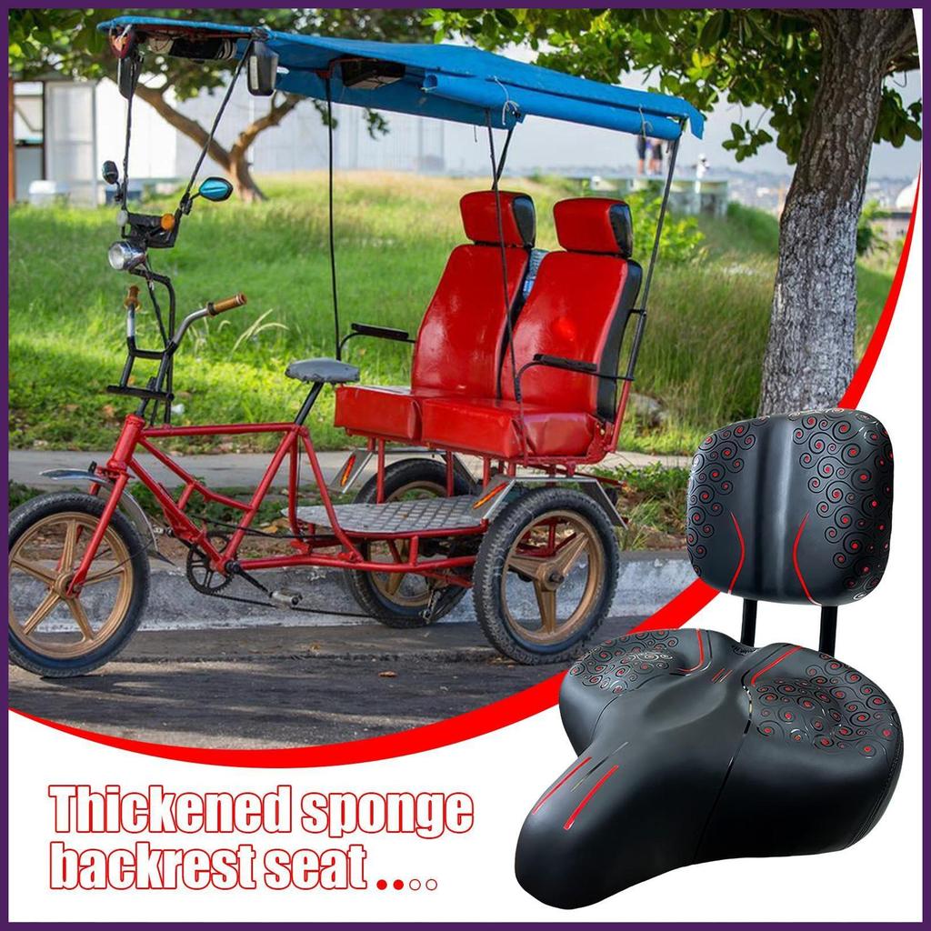 Assento De Ciclismo Conforto Apoio Traseiro Almofada Macia Sela Para Scooter Elétrica Montanha dyrfbr