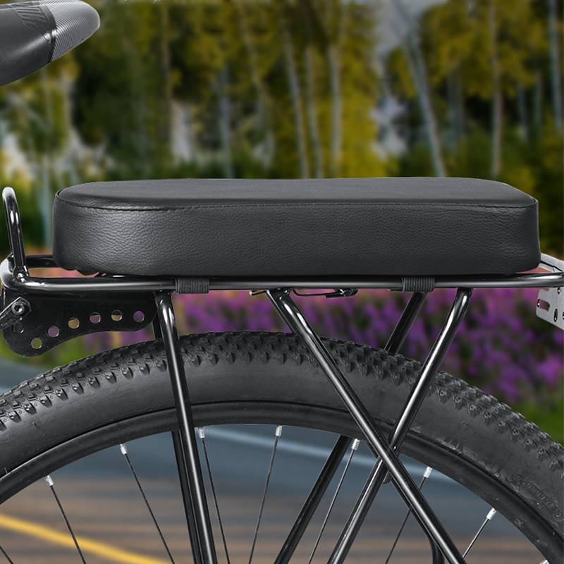 [Nis] Almofada De Assento Traseiro De Bicicleta Portátil Macia Ao Ar Livre Resistente Fácil De Instalar Traseira Elétric