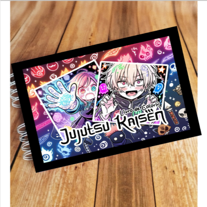 Livro de colorir - Anime Jujutsu Kaisen Cute