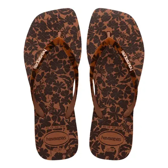 Chinelo Havaianas Square Velvet Veludo Original