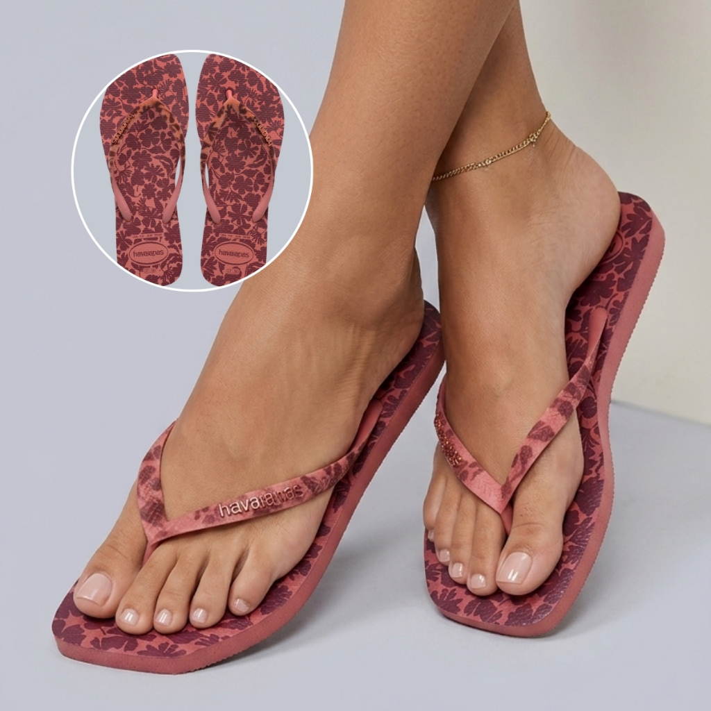 Chinelo Havaianas Slim Square Velvet