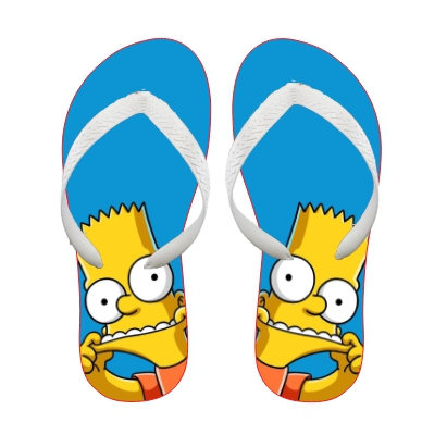 Chinelo Os Simpsons Versão Bart Adulto e Infantil Envio Rapido