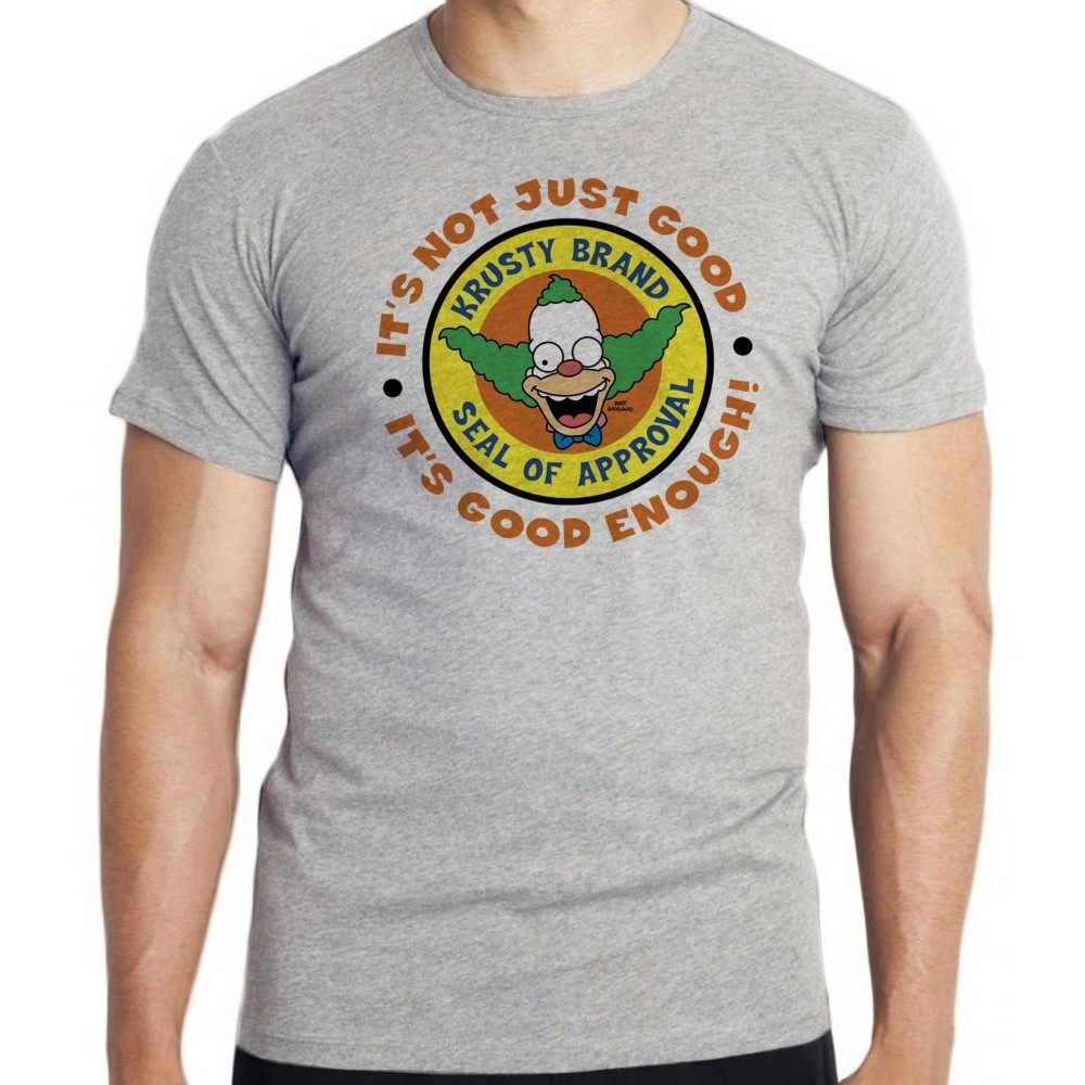 Camiseta Simpsons Krust Palhaço Blusa criança infantil juvenil adulto camisa todos tamanhos