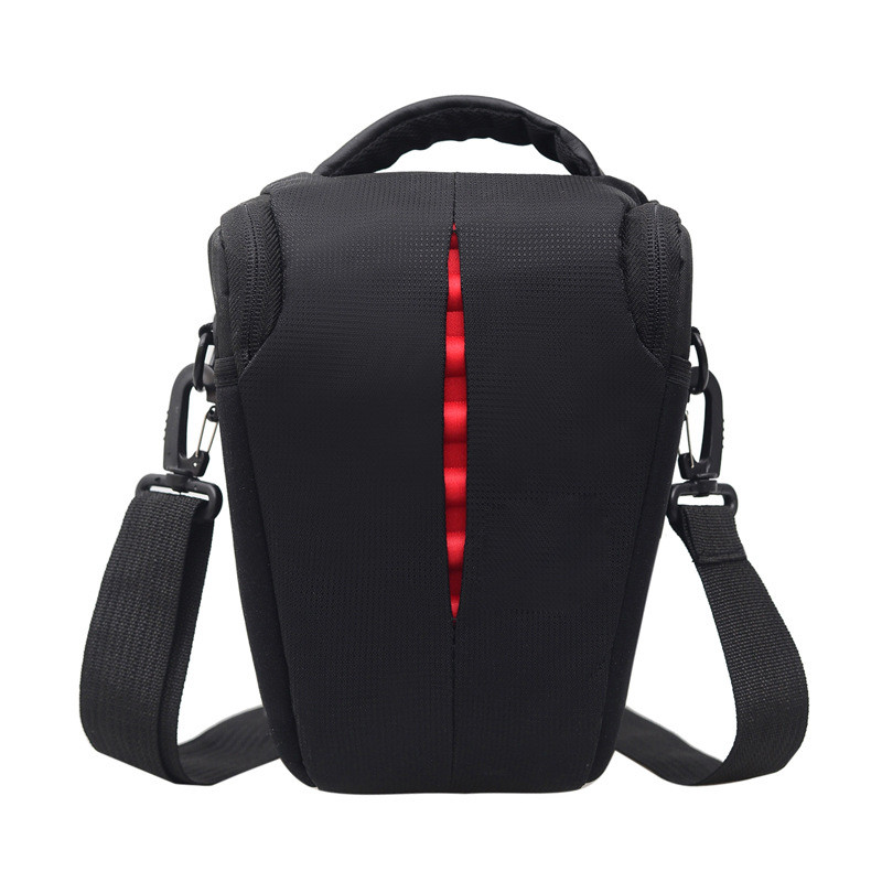 Triangular SLR Camera Shoulder Bag Waist‑Hangable Splash‑Resistant Portable Camera Pouch Compatible 600D700D for Outdoor