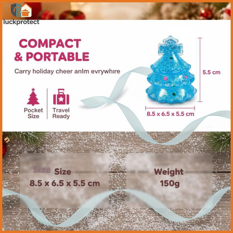 LPHG Árvore De Natal Squeeze Brinquedo Macio Mochi Lento Subindo Fidget Glitter Alívio Do Estresse Para Crianças Festa P