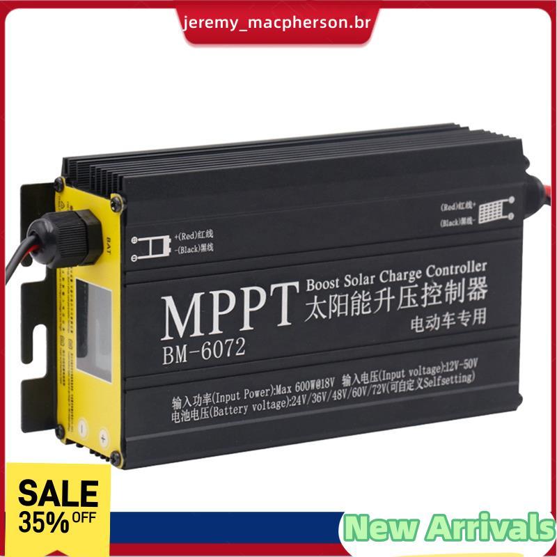 BM6072 600W MPPT Boost Controlador De Carga Solar Para 24V 36V 48V 60V 72V Sistema De Bateria Painel 12-50V Tensão De En