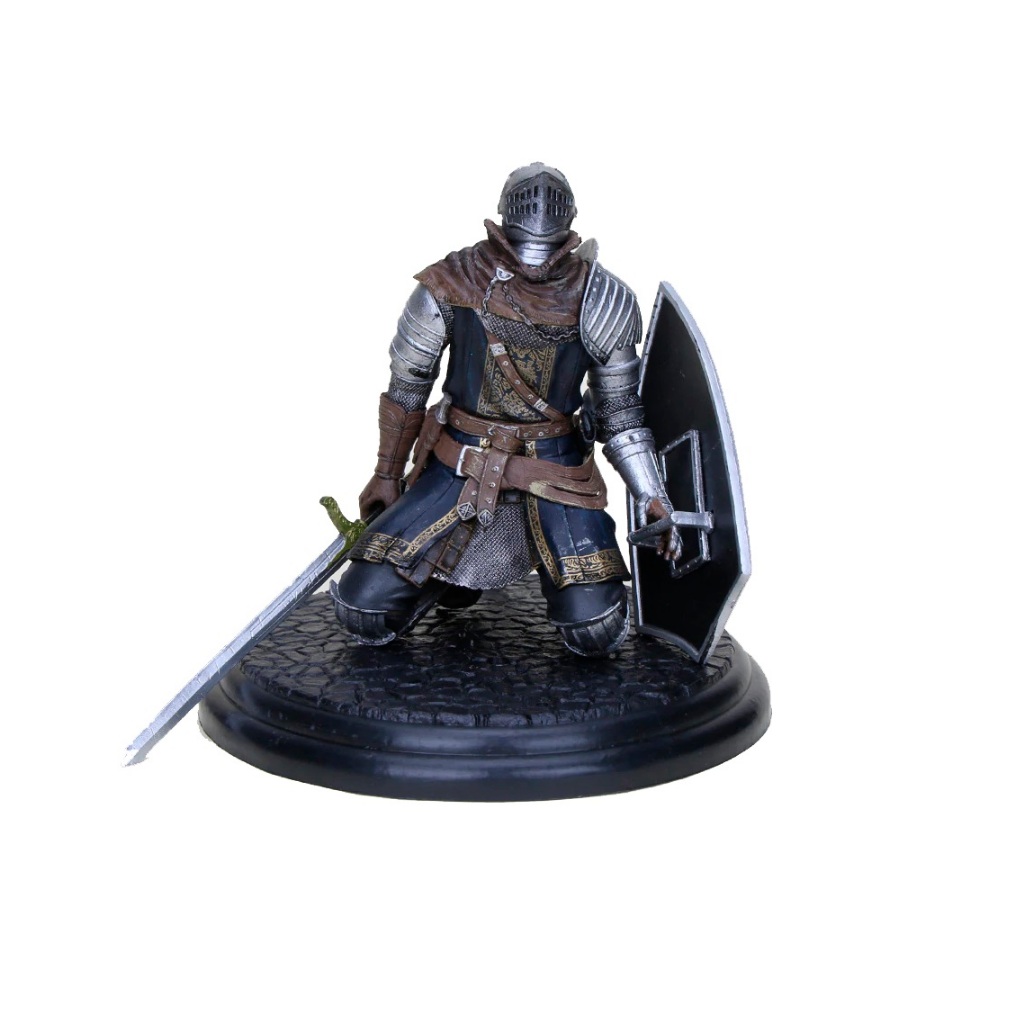 Cavaleiro Medieval Dark Souls Faraam Knight 16 Cm Idade Media templário estátua 14 cm agachado