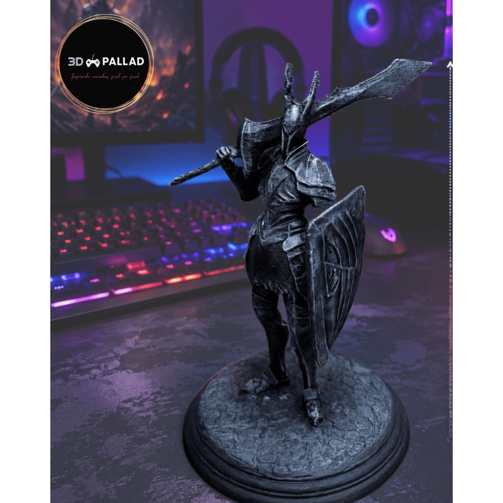 Action Figure Dark Souls | Cavaleiro Negro 12cm - Pintado à Mão