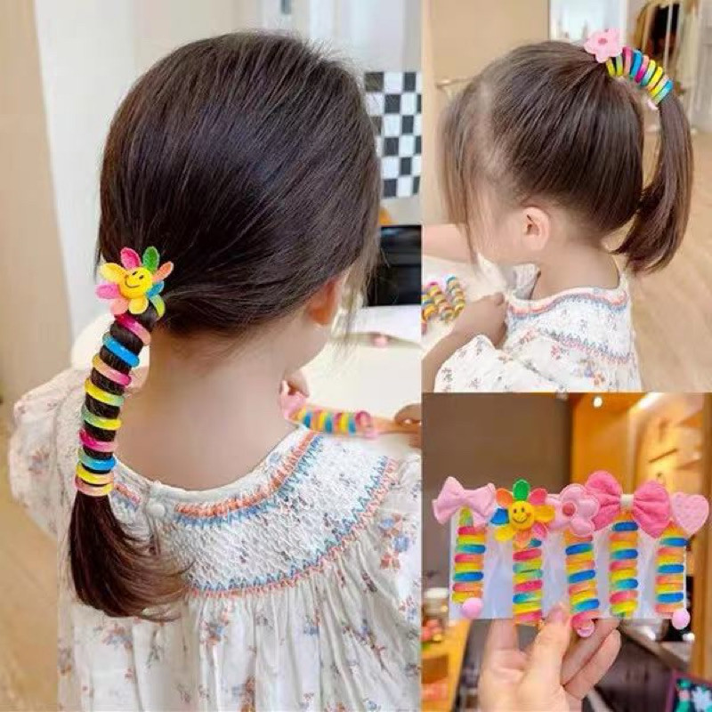 Levao Rubber Band Cabelo Corda de Borracha High Ponytail Hair Band Moda Hair Curler Linha Telefônica