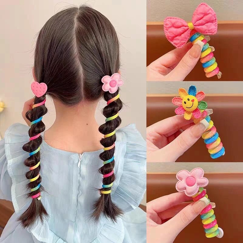 Levao Rubber Band Cabelo Corda de Borracha High Ponytail Hair Band Moda Hair Curler Linha Telefônica