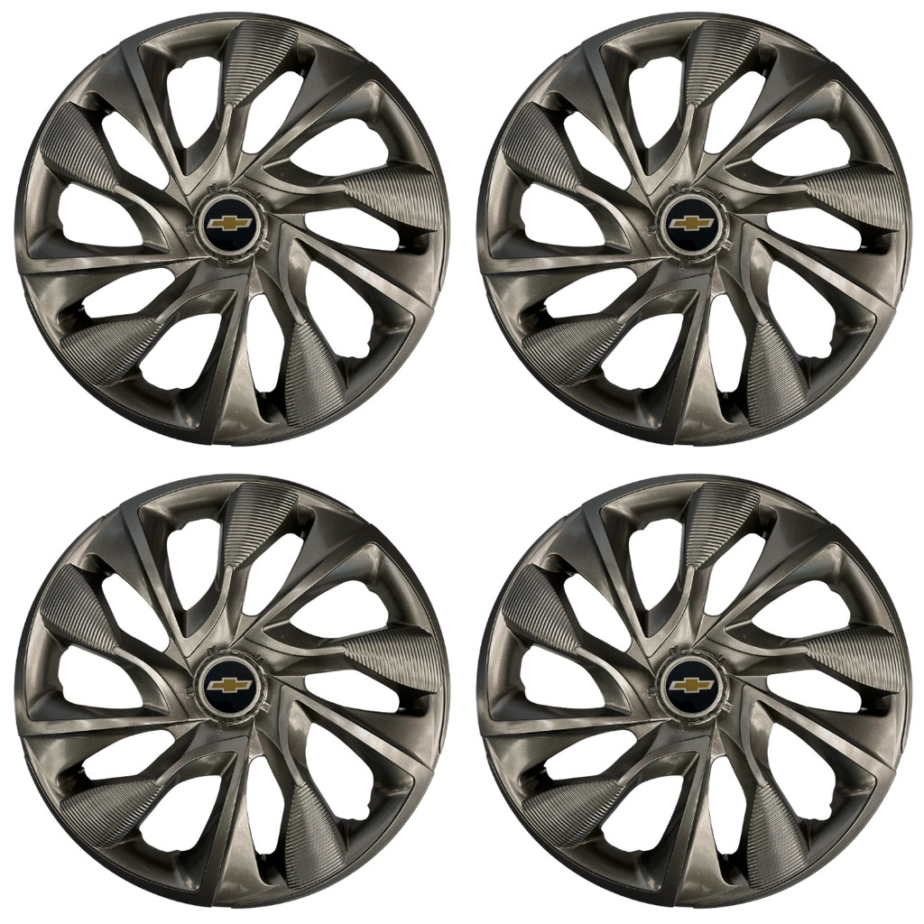 Jogo Calota Esportiva Ds4 15 Grafite Onix 2014 2015 2019