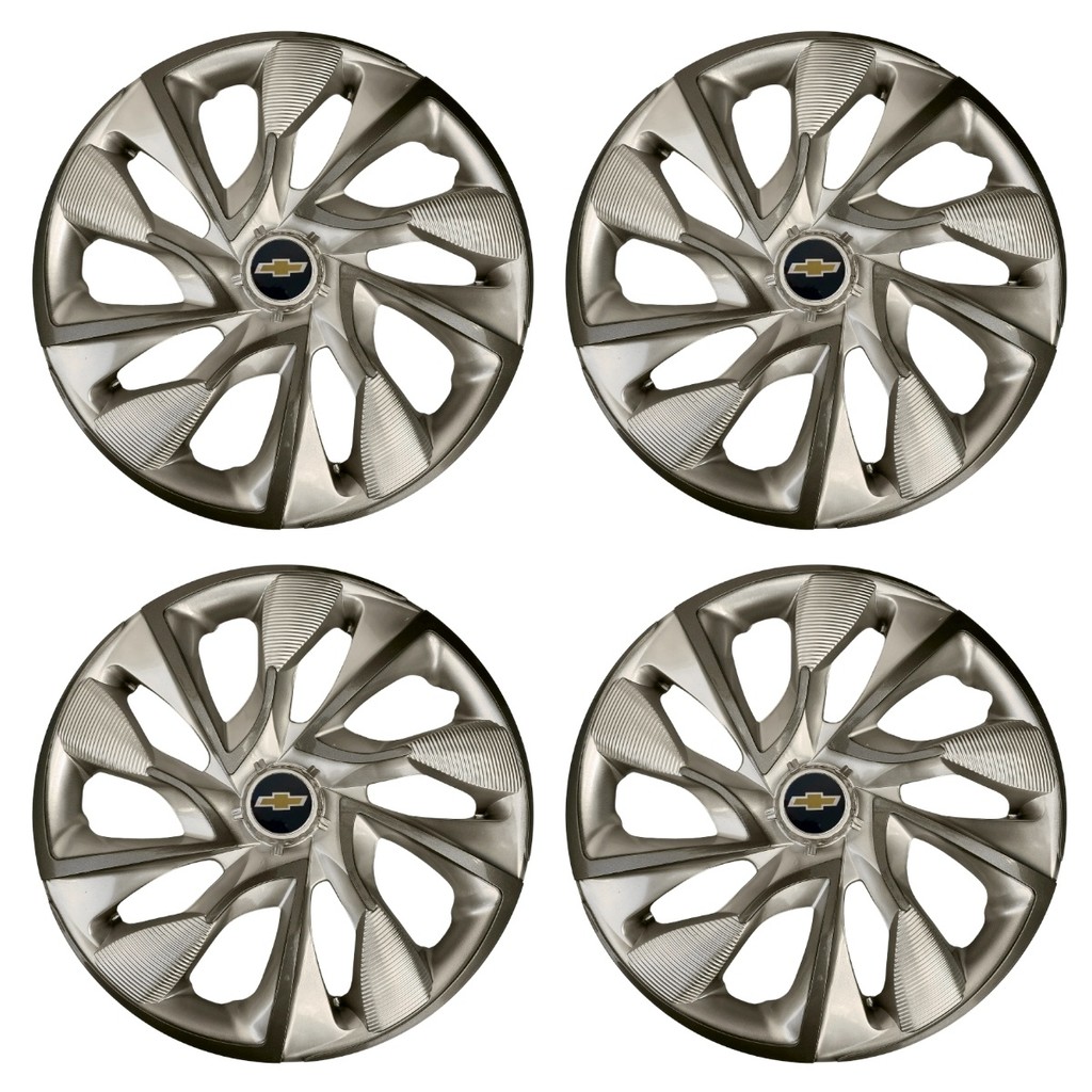 Jogo Calota Ds4 14 Prata Grafite Onix 2014 2015 2019
