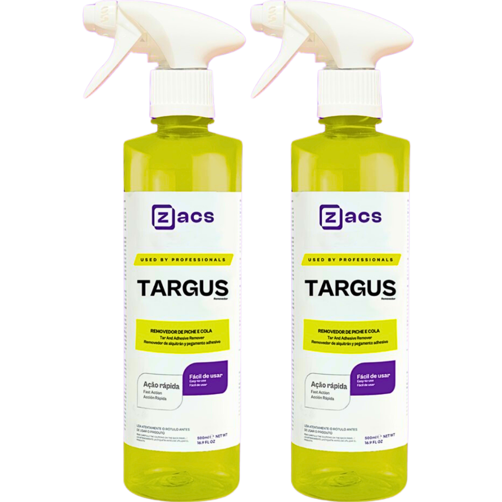 2 Removedor De Piche E Cola Automotivo Targus 500ml Zacs