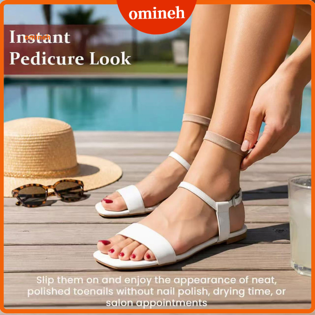 Sheer Ankle Socks Instant Pedicure Toe Tights for Women Thin with Separated Toes Perfect for Heels Sandals – Breathabl