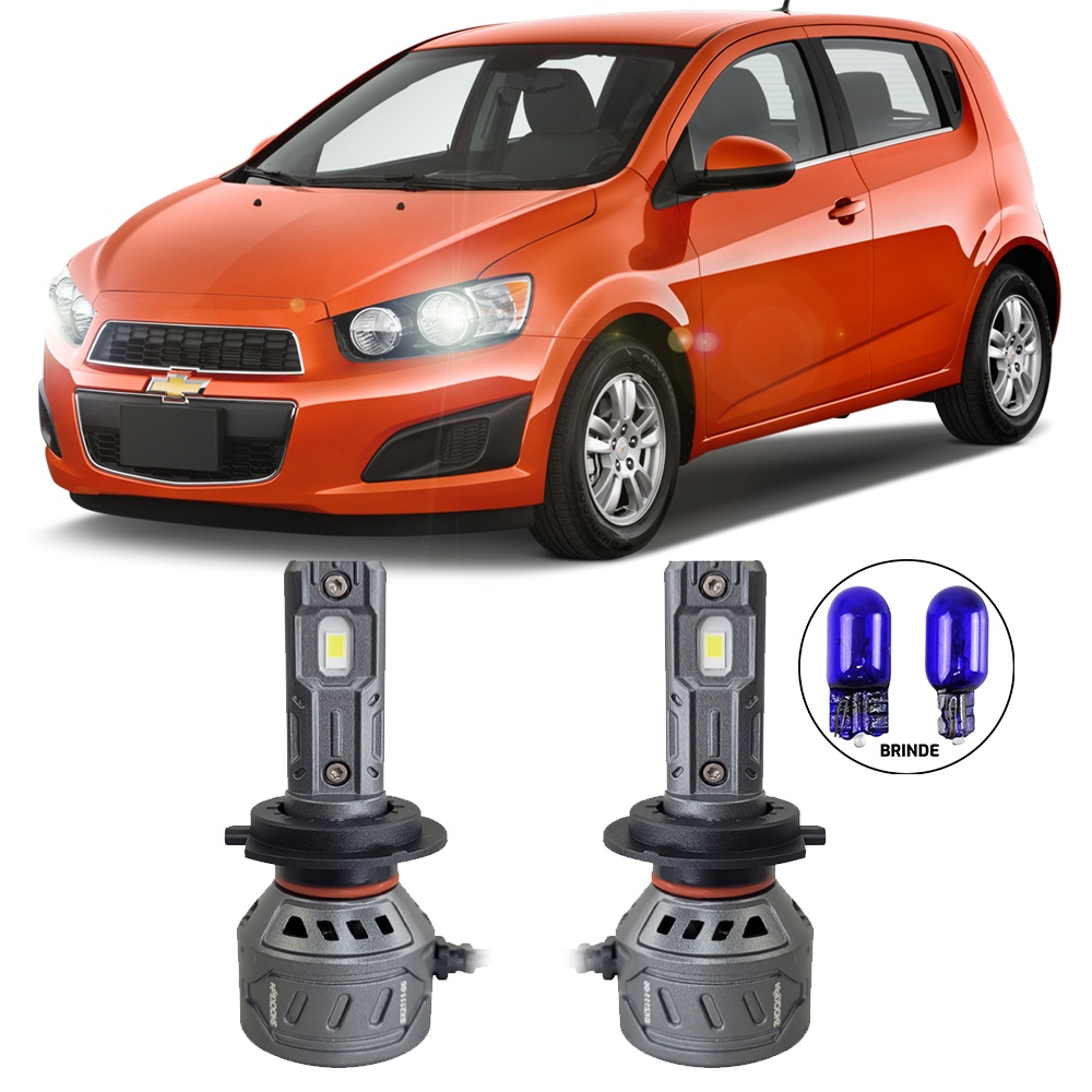 Ultraled Farol Baixo 6000k 55w 10.000lm Chevrolet Sonic
