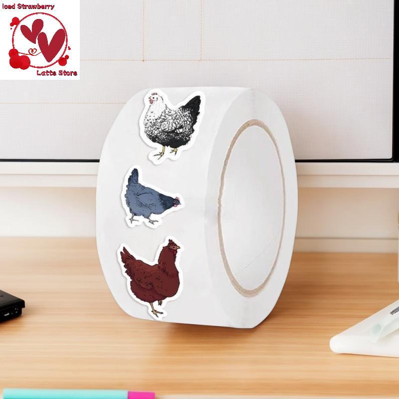 Beautyus 500 Pcs Criativo Rolo De Galinha Fita Adesiva Animal Graffiti Laptop Case Desktop Copo De Água Stiers