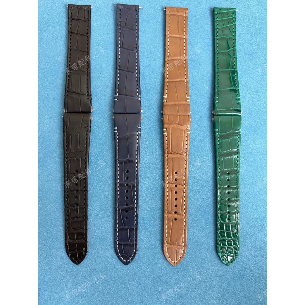 Adequado para Cartier Santos Strap Liberação Rápida Couro de Crocodilo WSSA0009 Santos Strap