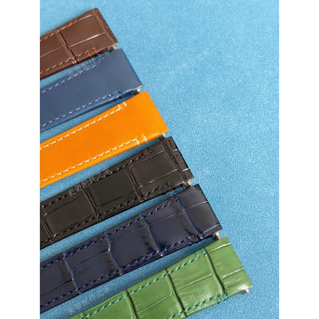 Adequado para Cartier Santos cinta primeira camada de couro genuíno das mulheres dos homens aço inoxidável liberação ráp