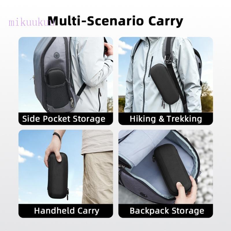 MIku Travel Carrying Case Hard Shell Camera Storage Para Bolso 4P Viagens Diárias
