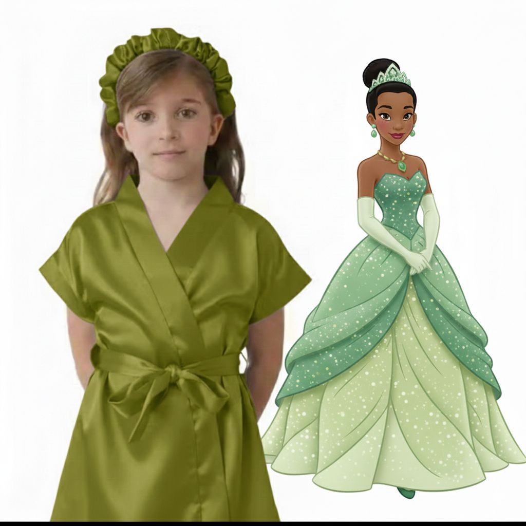 Robe Infantil Verde Oliva – Conforto e Estilo para Pequenas Aventureiras!