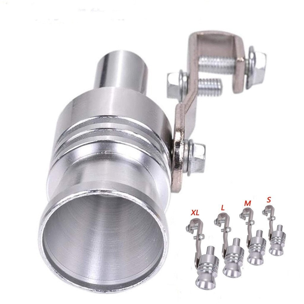Silenciador de escape universal para motocicletas e carros, com efeito de apito e som de turbo, simulador de válvula de